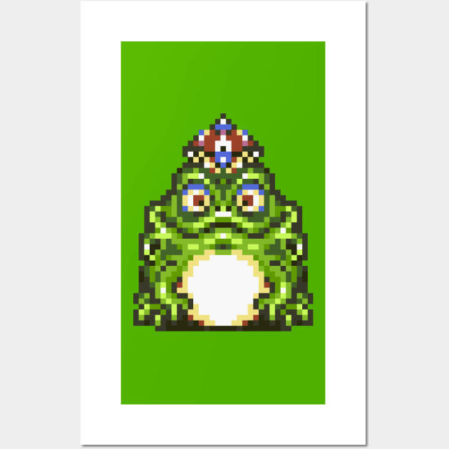 Frog King Wall Art by SpriteGuy95